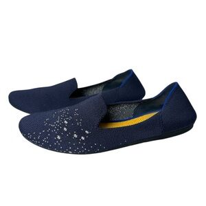 Rothy's  Limited Edition Zodiac Astrology Virgo Loafer Navy Slip On Shoes SizeW6